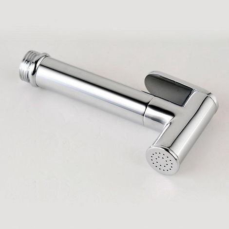 ensemble Douchette Toilette Encastr Avec Flexible, Support, Douche, Eau Chaude Et Froide, Chrom (1/5)