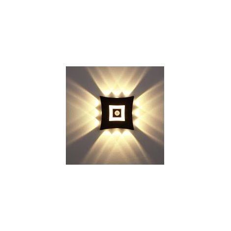 Applique murale LED 18 W, étanche IP65, boîtier en aluminium noir – lumière blanc chaud 3 000 K – surface d’éclairage : 10 à 15 m² (1/5)