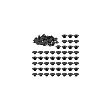 50 Stück 4-mm-Kunststoffmuttern ohne Gewinde, Kfz-Befestigungsclips, kompatibel mit W201, W124, 190d, 260e und 3er-Reihe E36, E46, E90, Teilenummer 2019900050, 51711958025 für einfachen und dauerhafte (1/4)