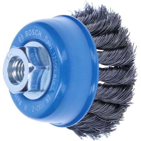Spazzola a tazza intrecciata Bosch da 75 mm