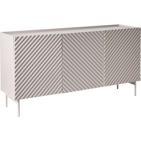 Sideboard mit 3 Türen YARAKA Hellbeige