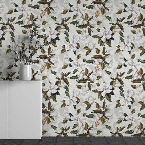 Papier peint panoramique - Motif Fleurs - 130 cm x 81 cm (1/3)