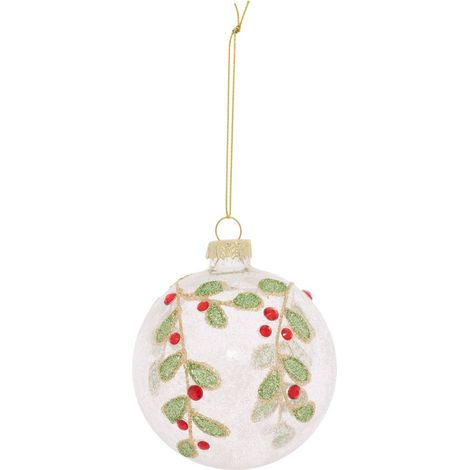 Bdn vetro 80 mm vischio chiaro - Feeric lights & christmas (1/2)