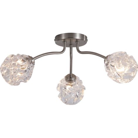 Plafonnier Astral nickel 3 lumières - 11523-3SN (1/5)