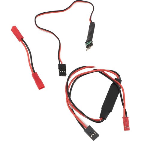 Télécommande universelle en cuivre silicone pour treuil de voiture RC avec adaptateur pour modèles de crawlers RC (1/5)