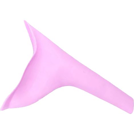 Urinoir portable d'urgence pour femmes, urinoir sur pied pour usage extérieur, urinoir rose. (1/5)