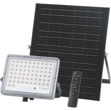 Suprema PROIETTORE SOLARE CON SENSORE CREPUSCOLARE 62 led, 8 W, 1200 lumen, luce naturale - 1 pezzo