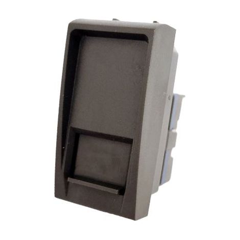Mapam ART Connettore rete rj45 cat 6 T1 compatibile Living International nero - 823N