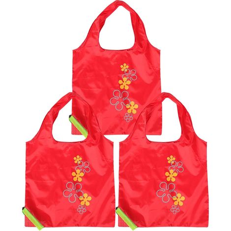 de 3 sacs de courses pliables et réutilisables SECFOU en (1/5)