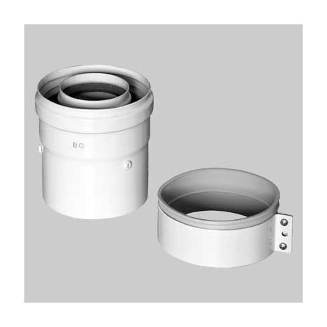 KIT ADATTATORE PER SCALDINO BAXI SCARICO VERTICALE COASSIALE  Dm 60/100     BAXI