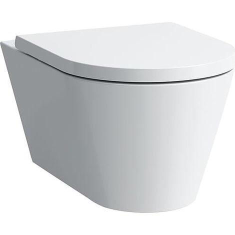 Pack combiné Laufen Kartell WC suspendu à fond creux, blanc, sans bride, abattant WC Softclose (1/4)