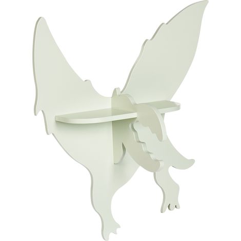 Estantería de pared de MDF de dinosaurio para habitación infantil verde claro Durango