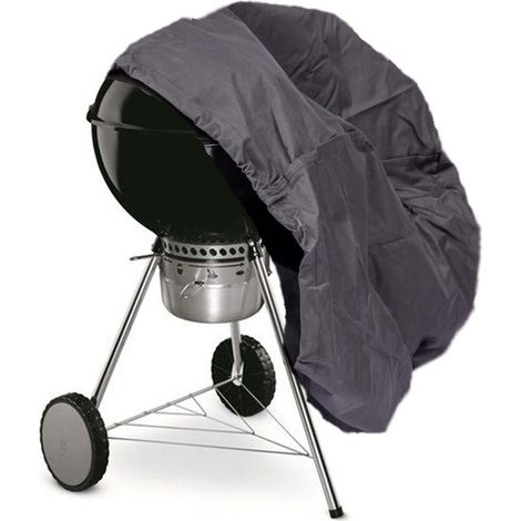 Telo di copertura rotondo per barbecue - ø 57 cm - Impermeabile - Es.: Weber / Cadac (1/2)