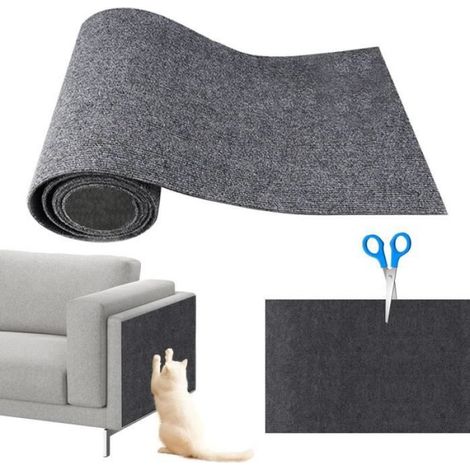 Protection Canape Chat Anti Griffe 40×200 cm,DIY Protege Canape Griffe Chat,Griffoir Chat Canapé Auto-adhésifs (1/4)