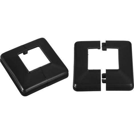 2 Pièces Cache-Poteau 50x50mm/2"x2" en Plastique Style Fendu (1/5)