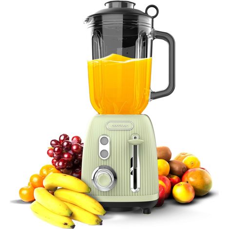 Cecotec Standmixer Power Black Titanium RetroGreen
