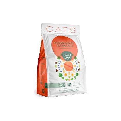 NATURA DIET CHAT Saumon stérilisé 1,5 kg