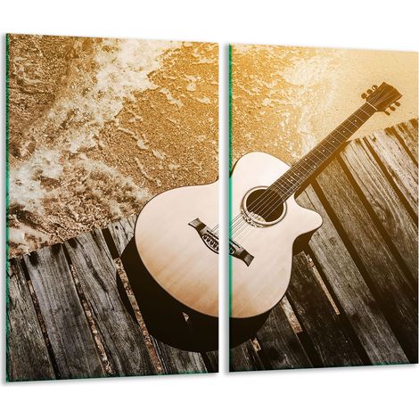Tabla de cortar de vidrio 2x 30x52 guitarra (1/5)