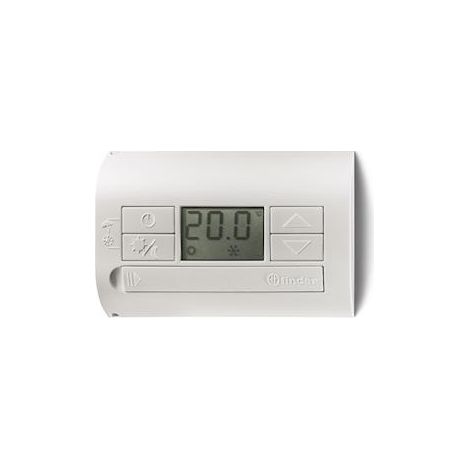 Thermostat 1 inverseur 5A IP20 fonction hors gel 2 piles 1,5V blanc FINDER 1T3190030000PAS (1/2)