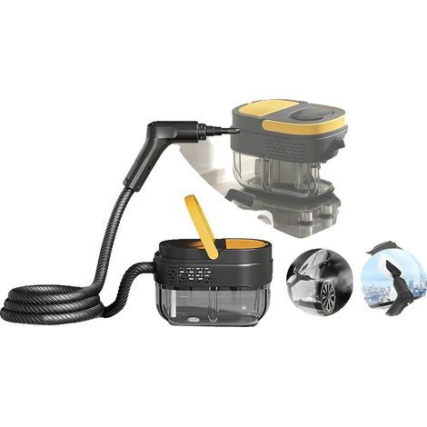Nettoyeur à vapeur portatif, puissance de 2500W, capacité de 1,6L, vapeur à 100°C, pression de 3 BAR, 3 vitesses réglables (1/5)
