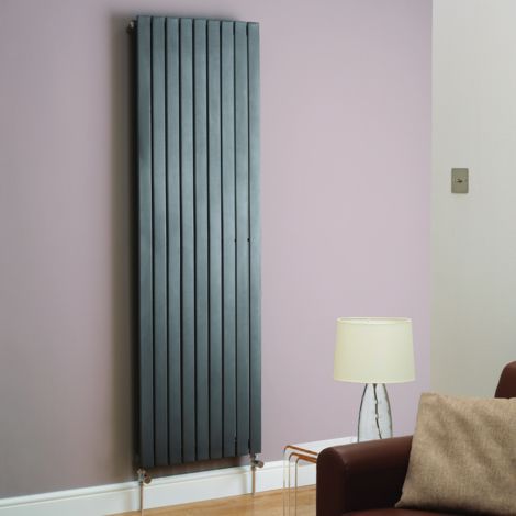 Kartell Boston Anthracite 1800mm x 480mm Designer Radiator - BOS1800-480A (1/3)