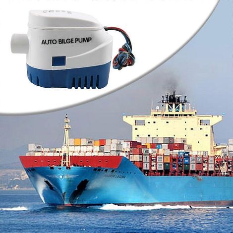 Pompe de cale automatique submersible efficace et résistante à la corrosion pour petits bateaux (1/4)