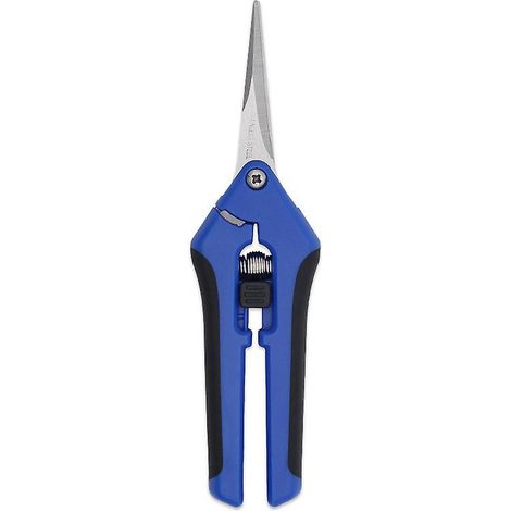 scateur Bleu De Jardinage Main Coupe Branche Avec Lames En Acier Inoxydable Pour Fleurs Et Plantes (1/4)