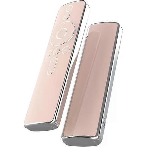 Étui de télécommande en TPU pour Xiaomi - Double bouton, bouton vocal, rose (1/2)