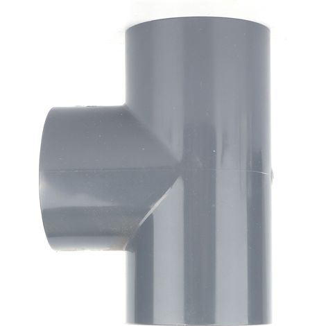 Raccord en T G1-1/2 pour tuyau PVC, adaptateur de raccordement à 3 voies pour tuyaux d'alimentation en eau de jardin et de serre. (1/5)