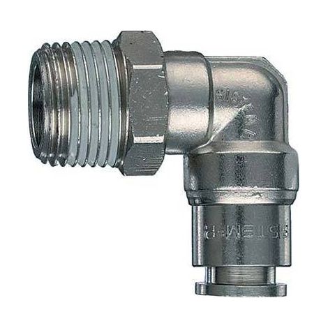 10,0 x GOMITO GIREVOLE AUTO FILETTO MASCHIO AC 50/CG ANI