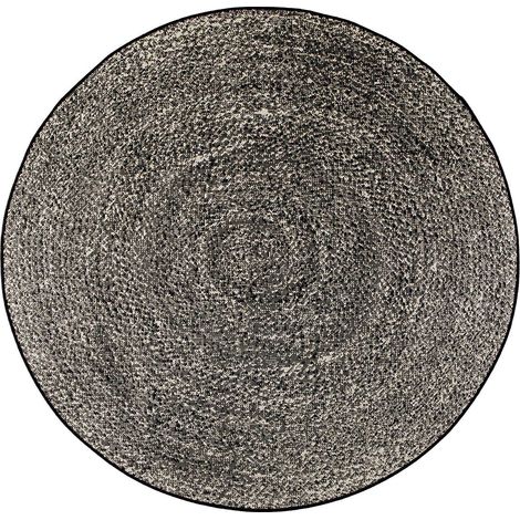 VIVARAISE - Tapis outdoor Malia 2 Vivaraise - Diamètre 160 cm - Polypropylène résistant UV (1/4)