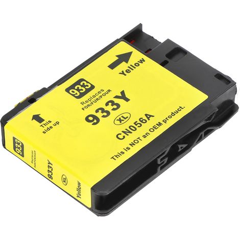 Cartouche d'encre jaune pour imprimante HP 933 6600 6700 7110 7510 7512 7612 - Fournitures d'encre pour bureau et école (1/5)