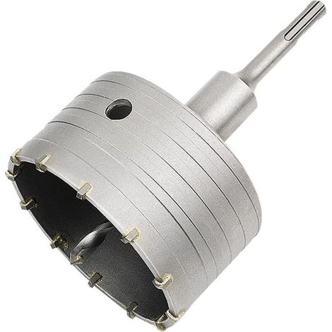 Scie cloche trépan béton 110mm – Adaptateur SDS Plus – Pour murs en béton, brique et pierre – Coupe rapide sans vibration (1/4)