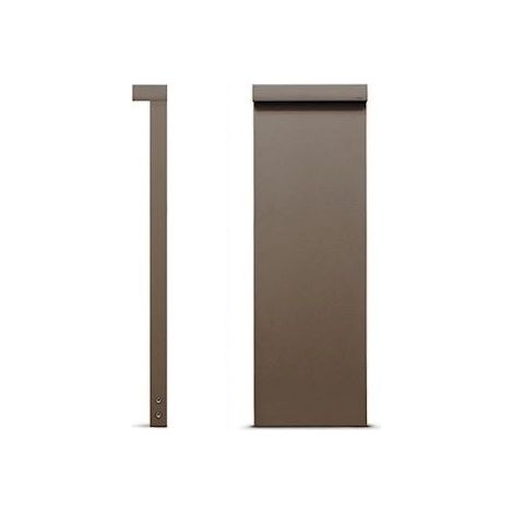 Borne Extérieure LED 24W Bronze 3000K 1860lm Alu injecté H.870mm IP65 Look SIMES S.7262W.20