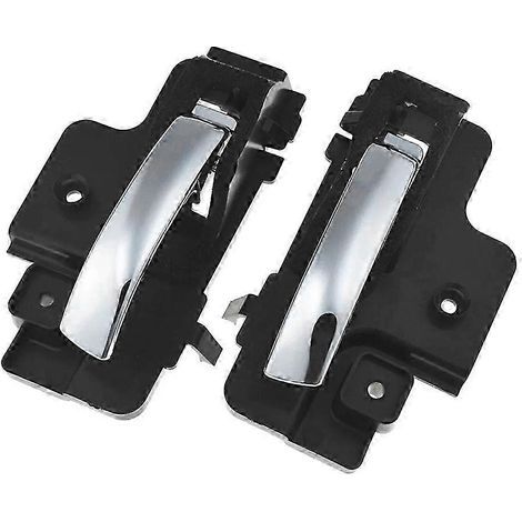 Poignée intérieure de porte chromée compatible avec Jeep Compass Patriot 2007-2010 et Dodge Caliber 2007-2012 1DC19SZ0