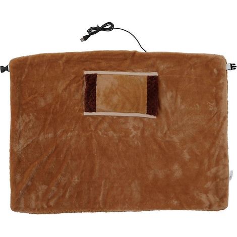 Couverture chauffante en molleton USB 5V basse tension, plaid multifonction doux et sûr pour bureau et maison, châle électrique portable (1/5)