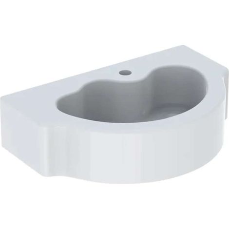 GE Lavabo pour enfants 60x40cm, avec vidange, sans robinetterie, blanc (1/3)