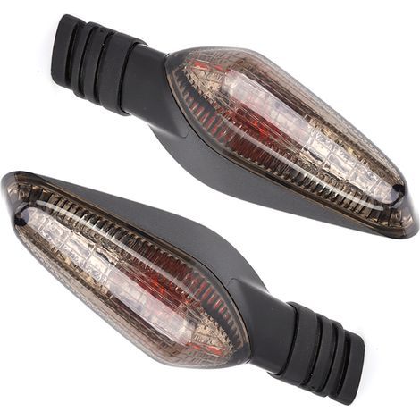 Paire de Clignotants Moto pour Ducati Streetfighter 848 1099 Multistrada 1200 Lentille Fumée (1/5)