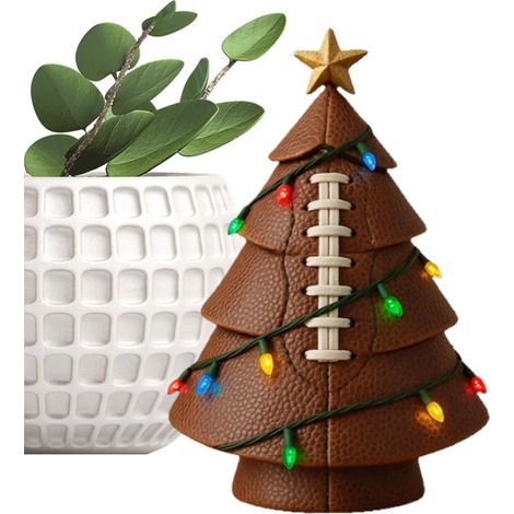 Décoration de Sapin de Noël Football Décoration de Table de Noël Originale (1/5)