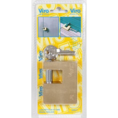 VIRO BL 505.7 LUCCHETTO FAI P/SERRANDA 50MM OTTONE