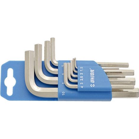 Ensemble clés Allen unior argent 1.5 10 mm ergonomique