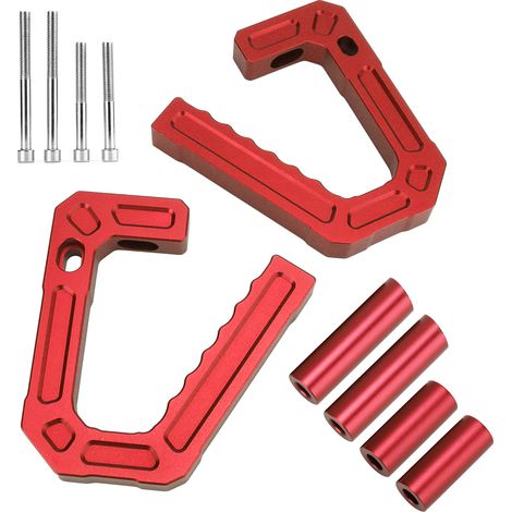 Vorderer Haltegriff aus Aluminiumlegierung für Jeep Wrangler JK 2007-2018, rot (1/5)