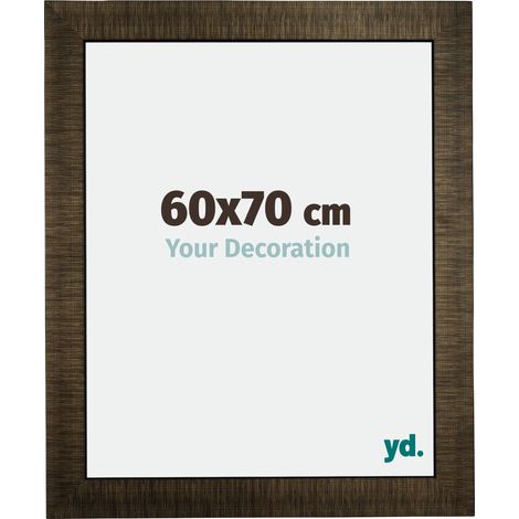 yd. - Cadre photo 60x70 - Champagne Brosse - Bois - Leeds (1/5)