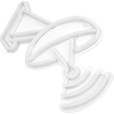 Panneau lumineux néon en PVC en forme de tour de signalisation, alimentation USB, faible consommation d'énergie, enseigne lumineuse LED (1/5)