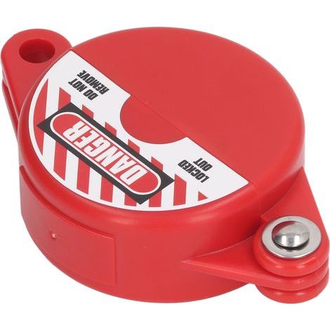 Absperrschieber-Verriegelung, klappbar, 25 bis 64 mm Handradverriegelung, industrielle Rohrleitungsventil-Isolationskennzeichnung (1/5)