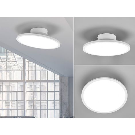 LED Deckenleuchte TRAY einflammig schwenkbar dimmbar Weiß, Ø 40cm (1/5)