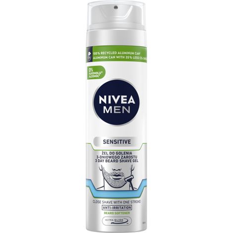 Nivea MEN Sensitive Rasiergel für 3-Tage-Bärte 200 ml