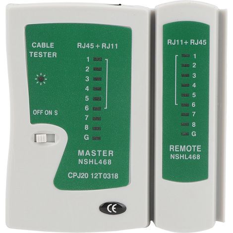Testeur de Câble RJ45 RJ11 Multifonction YG468 - Outil Rapide et Précis pour Réseau et Téléphone (1/5)