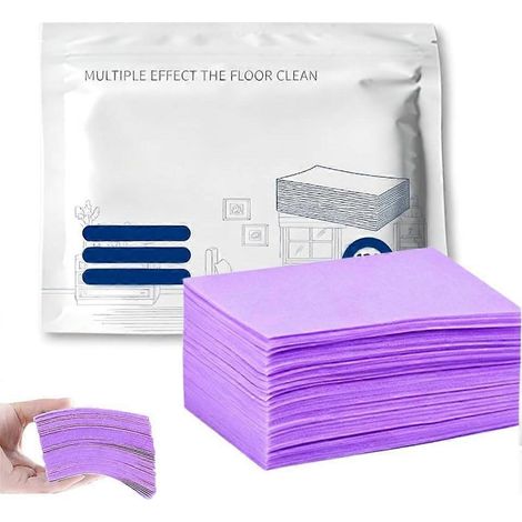 Lingettes nettoyantes sols multi-surfaces 120 lingettes nettoyantes concentré violet formule améliorée 2026 (1/5)