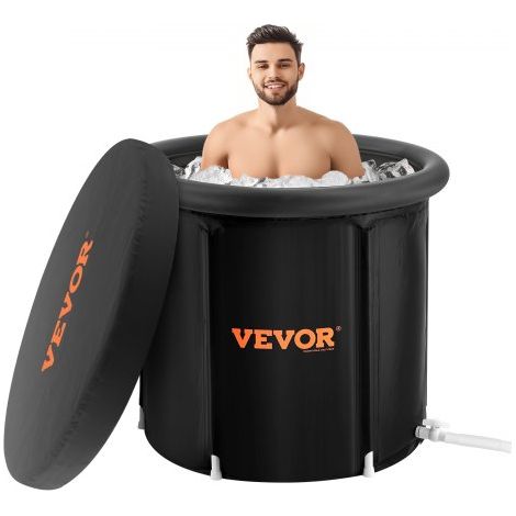 Bain Froid Portable 85 x 75 cm 330 L Baignoire Gonflable Pliable (1/5)